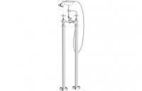 Purity Collection Terni Floor Standing Bath/Shower Mixer & Shower Kit - Chrome