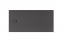 Roca Terran-N 1000x900mm Superslim Shower Tray - Onyx