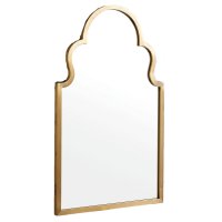 Harrogate Brass 500 x 830mm Wall Mirror