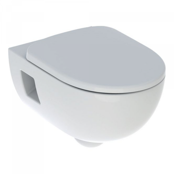 Geberit Selnova Rimless Semi Shrouded Wall Hung Toilet Soft Close