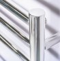DQ Heating Siena 700 x 350mm Ladder Rail with TEC Element - Polished Stainless