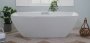 Carron Celsius 1910 x 910mm Carronite Freestanding Bath includes Overflow Filler & Clicker Waste