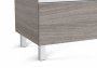 Roca The Gap Gloss White 700mm 2 Drawer Vanity Unit with Basin