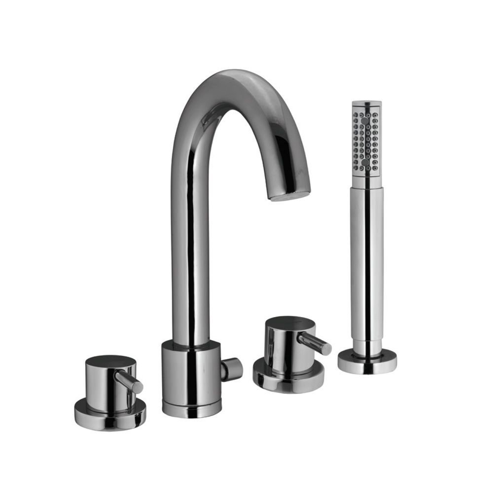 Jaquar Florentine 4-Hole Bath & Shower Mixer - Chrome | Bathroom ...