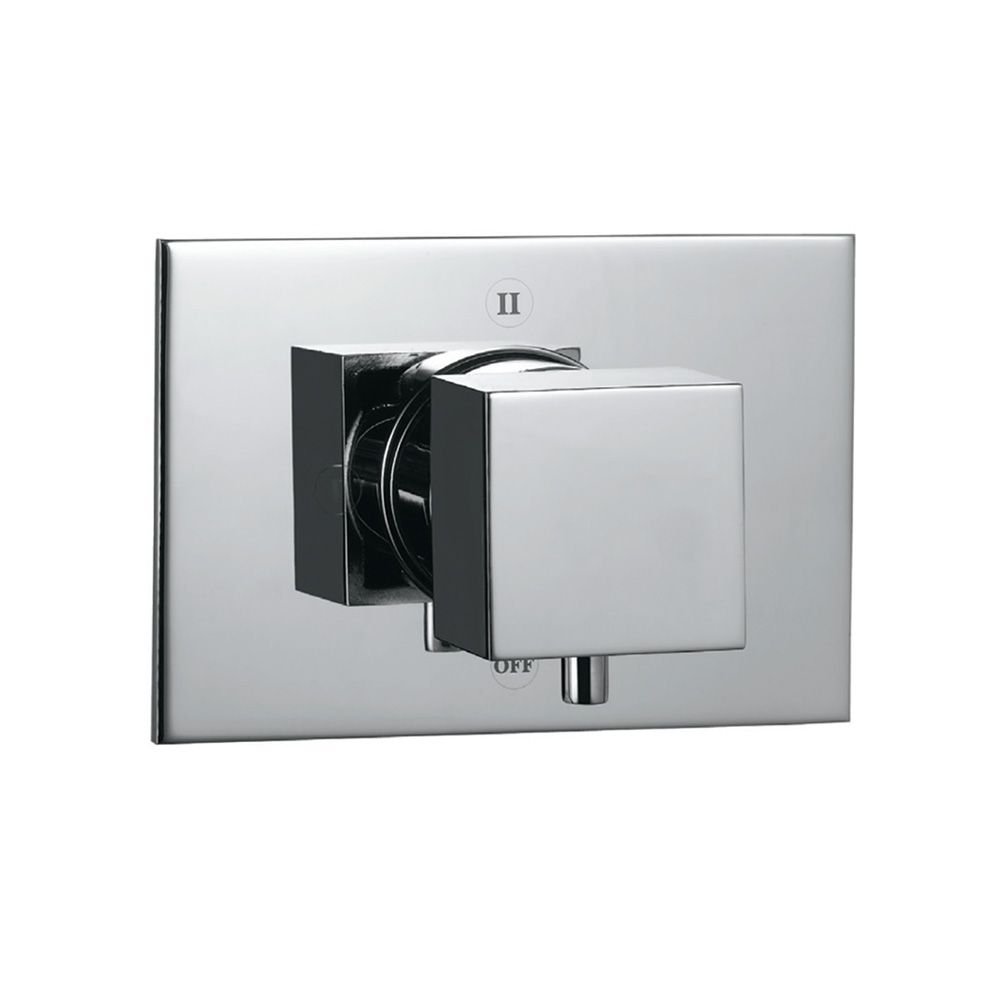 Jaquar Kubix - F 4 - Way Diverter Valve - Chrome | Bathroom Supplies Online