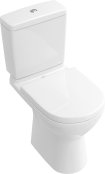 Villeroy & Boch O.Novo Close-Coupled Washdown Open-Back Toilet Suite - White Alpin