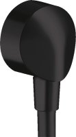 Hansgrohe Fixfit Wall Outlet E Without Non-Return Valve - Matt Black