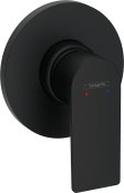 Hansgrohe Rebris E Single Lever Shower Mixer for Concealed Installation - Matt Black