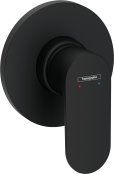 Hansgrohe Rebris S Single Lever Shower Mixer for Concealed Installation - Matt Black