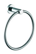 The White Space Capita Towel Ring - Chrome