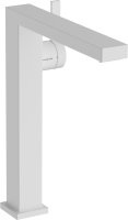 Hansgrohe Tecturis E Single Lever Basin Mixer 240 Fine Coolstart Ecosmart+ for Wash Bowls without Waste Set - Matt White