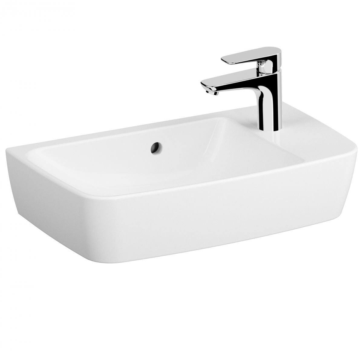 Раковина vitra shift 7075b003 0016 55 см в интерьере