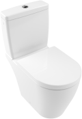 Villeroy & Boch Avento Close-Coupled Rimless Washdown Toilet Suite with Directflush - White Alpin