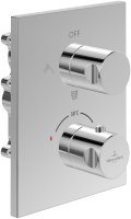 Villeroy & Boch Universal 3 Function Concealed Thermostatic Valve - Chrome