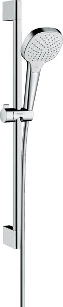 Hansgrohe Croma Select E Shower Set 110 Vario with Shower Rail 65cm - White/Chrome