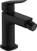 Hansgrohe Logis Single Lever Bidet Mixer 110 Fine with Pop-Up Waste Set - Matt Black