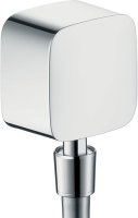 Hansgrohe Fixfit Wall Outlet with Non-Return Valve & Pivot Joint - Chrome