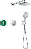 Hansgrohe Raindance S Shower System 240 1 Jet Powderrain with Showerselect S - Chrome