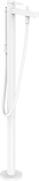 Hansgrohe Finoris Single Lever Bath Mixer Floor-Standing - Matt White