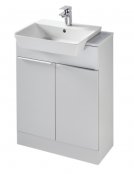 Sottini Mavone 65cm Floor Standing Semi Countertop Basin Unit