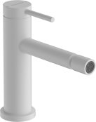 Hansgrohe Tecturis S Single Lever Bidet Mixer with Pop-Up Waste Set - Matt White