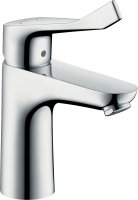 Hansgrohe Focus Single Lever Basin Mixer 100 with Extra Long Handle & Pop-Up Waste