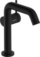 Hansgrohe Tecturis S Single Lever Basin Mixer 150 Fine Coolstart Ecosmart+ without Waste Set - Matt Black