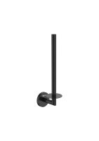 Roca Hotels Round Spare Double Toilet Roll Holder - Matt Black