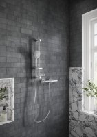 Villeroy & Boch Thermostatic Round Exposed Shower Mixer Set - Chrome