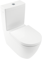 Villeroy & Boch Architectura Close-Coupled Rimless Washdown Toilet Suite with Directflush - White Alpin