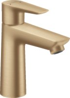 Hansgrohe Talis E Single Lever Basin Mixer 110 without Waste - Brushed Bronze