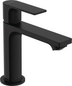 Hansgrohe Rebris E Single Lever Basin Mixer 110 with Pop-Up Waste Set - Matt Black