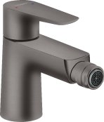 Hansgrohe Talis E Single Lever Bidet Mixer with Pop-Up Waste - Brushed Black Chrome