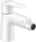 Hansgrohe Talis E Single Lever Bidet Mixer with Pop-Up Waste - Matt White