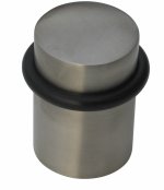 Origins Living Floor Door Stop - Brushed Stainless Steel