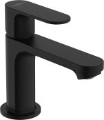 Hansgrohe Rebris S Single Lever Basin Mixer 80 Coolstart with Pop-Up Waste Set - Matt Black