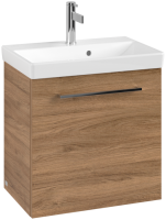 Villeroy & Boch Avento 500mm 1 Right Hand Door Vanity Unit - Oak Kansas