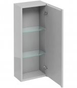 Britton Bathrooms Light Grey Single Door Wall Unit