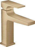 Hansgrohe Metropol Single Lever Basin Mixer 110 with Lever Handle & Waste - Brushed Bronze