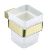 The White Space Legend Tumbler & Holder - Brushed Brass