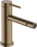 Hansgrohe Tecturis S Single Lever Bidet Mixer with Pop-Up Waste Set - Brushed Bronze