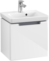 Villeroy & Boch Subway 2.0 450mm 1 Drawer Vanity Unit - Gloss White