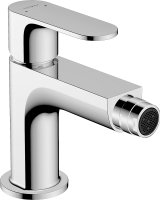 Hansgrohe Rebris S Single Lever Bidet Mixer with Pop-Up Waste Set - Chrome