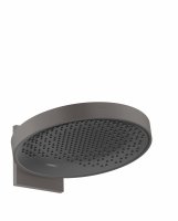 Hansgrohe Rainfinity Overhead Shower 360 1jet with Wall Connector - Brushed Black Chrome