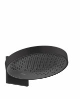 Hansgrohe Rainfinity Overhead Shower 360 1jet with Wall Connector - Matt Black