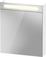 Duravit No.1 600 x 700mm 1 Door LED Mirror Cabinet (Left Hand) - Matt White