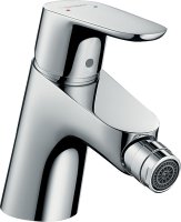 Hansgrohe Focus Single Lever Bidet Mixer with Pop-Up Waste - Chrome