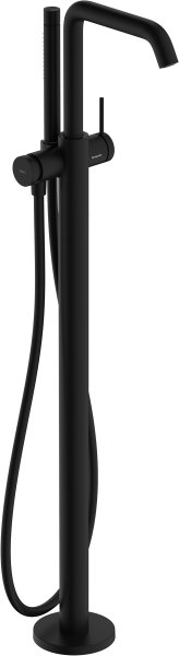 Hansgrohe Tecturis S Single Lever Bath Mixer Floor-Standing - Matt Black