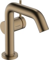 Hansgrohe Tecturis S Single Lever Basin Mixer 110 Fine Coolstart Ecosmart+ without Waste Set - Brushed Bronze