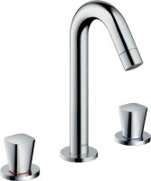 Hansgrohe Logis 3-Hole Basin Mixer 150 with Pop-Up Waste